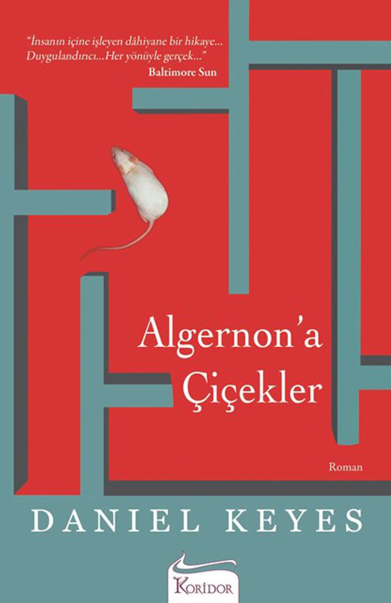 Algernon'a Çiçekler, Daniel Keyes, Koridor Yayıncılık kapağı