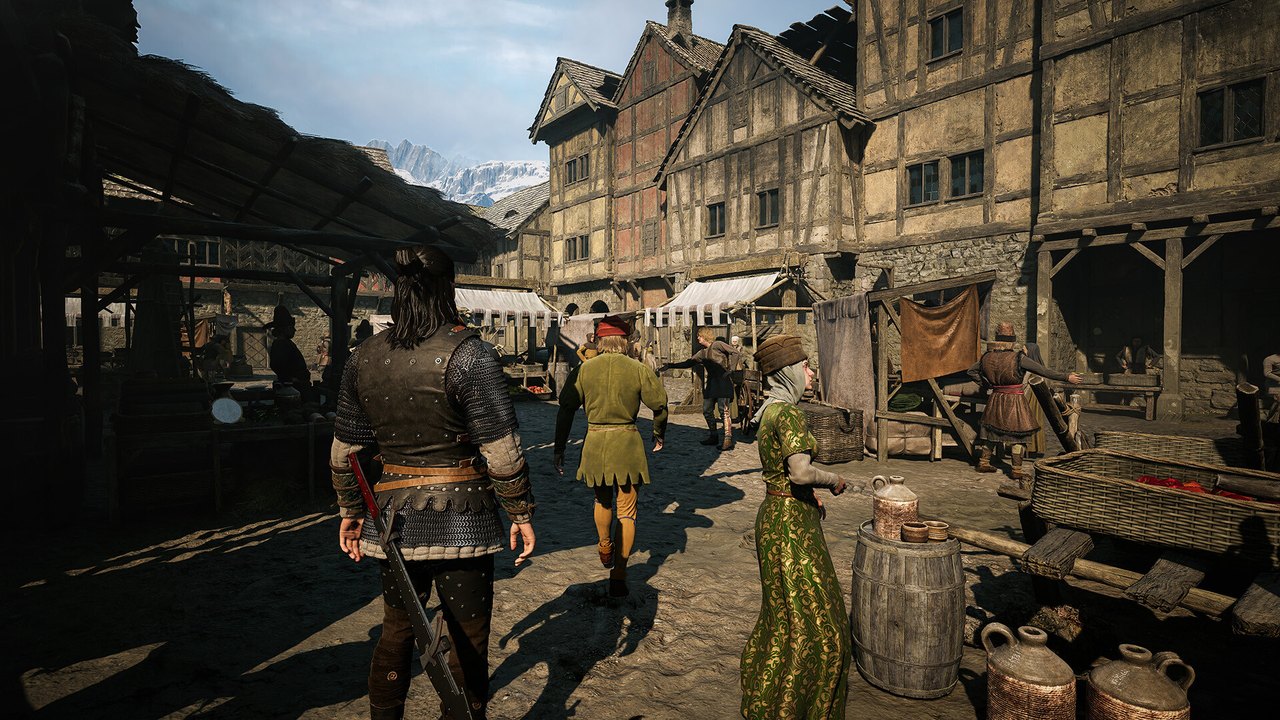 The Blood of Dawnwalker açık dünya ve kale görünümü