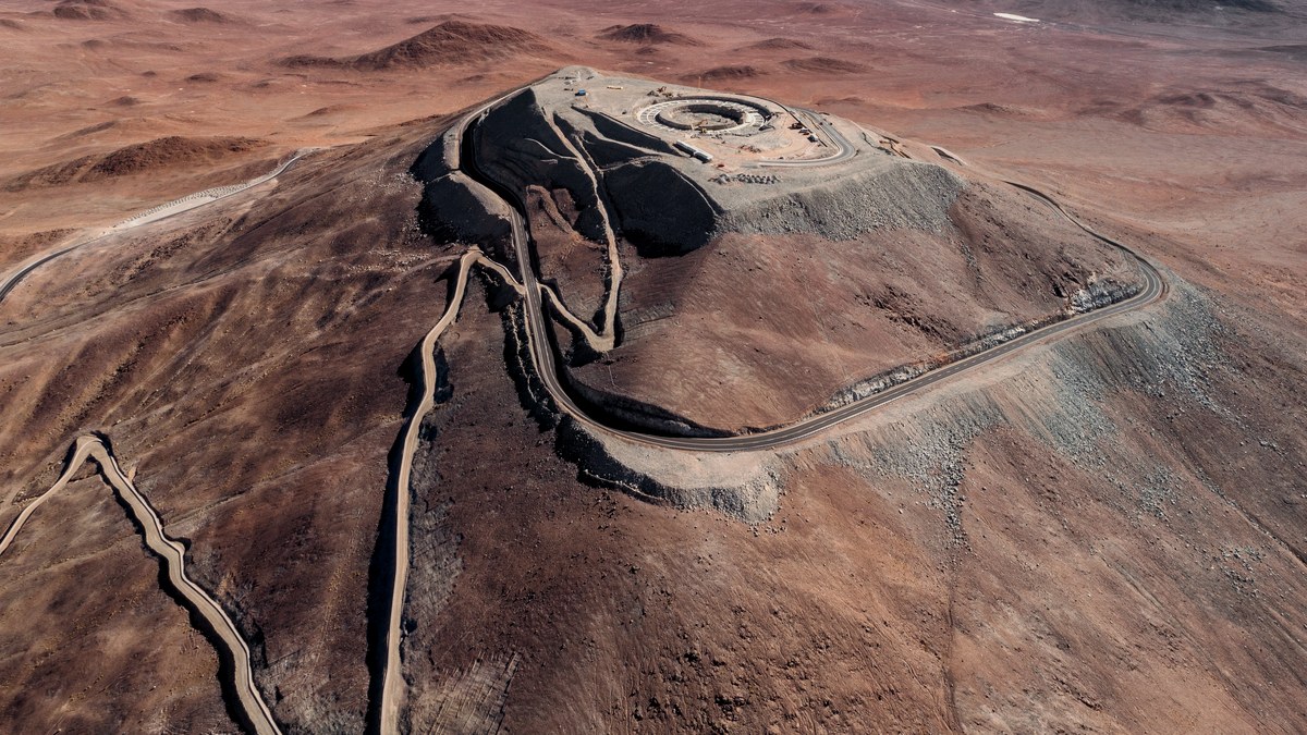 Şili Cerro Armazones’te ELT şantiye alanı