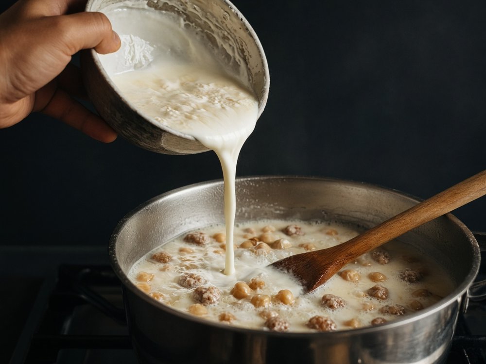 Yoğurdu terbiye edip ekle