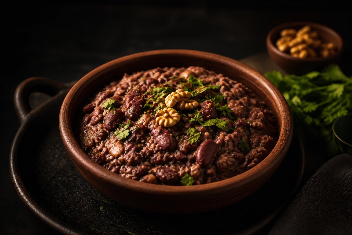 Gürcü Fasulye Ezmesi (Lobio) Tarifi