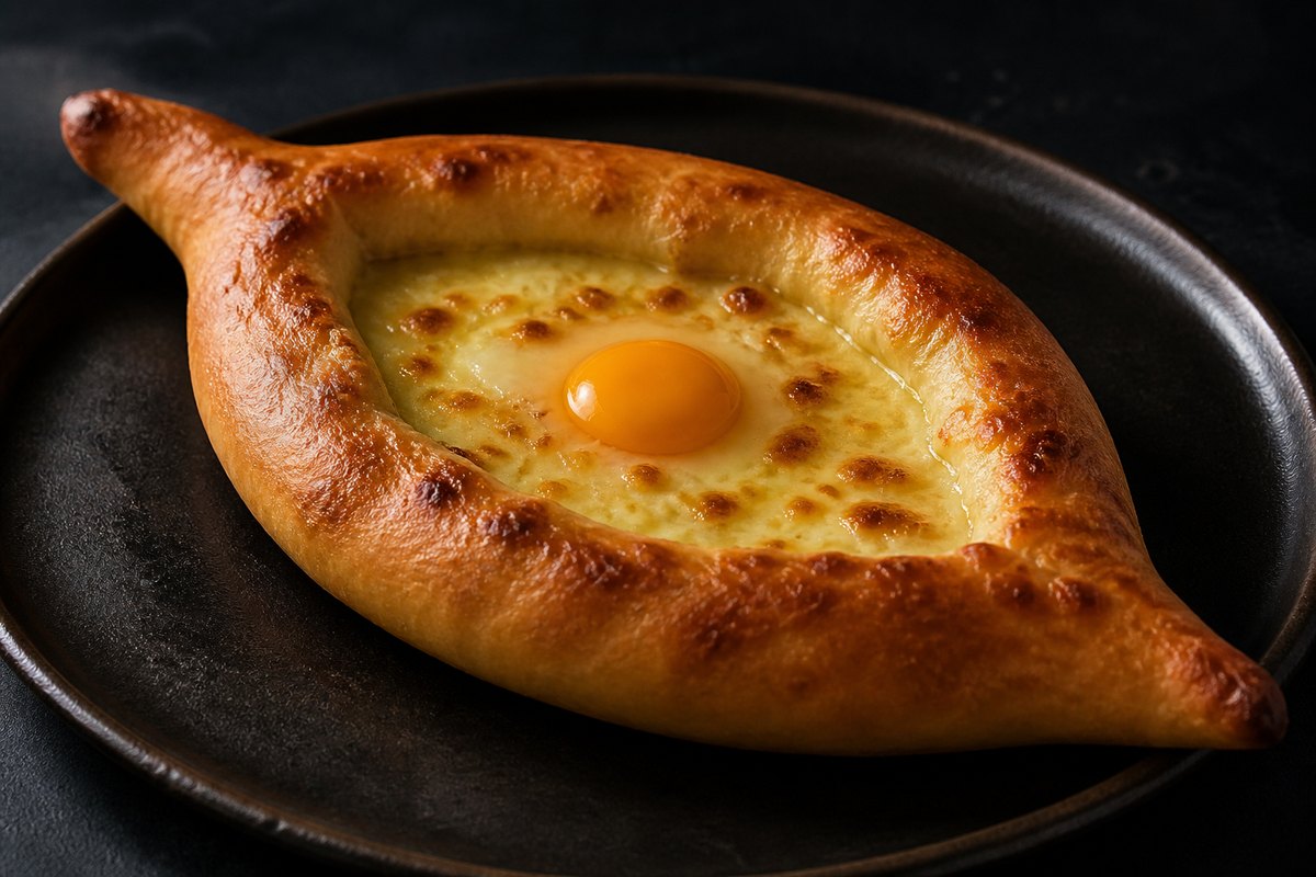 Gürcü Peynirli Pidesi (Haçapuri) Tarifi
