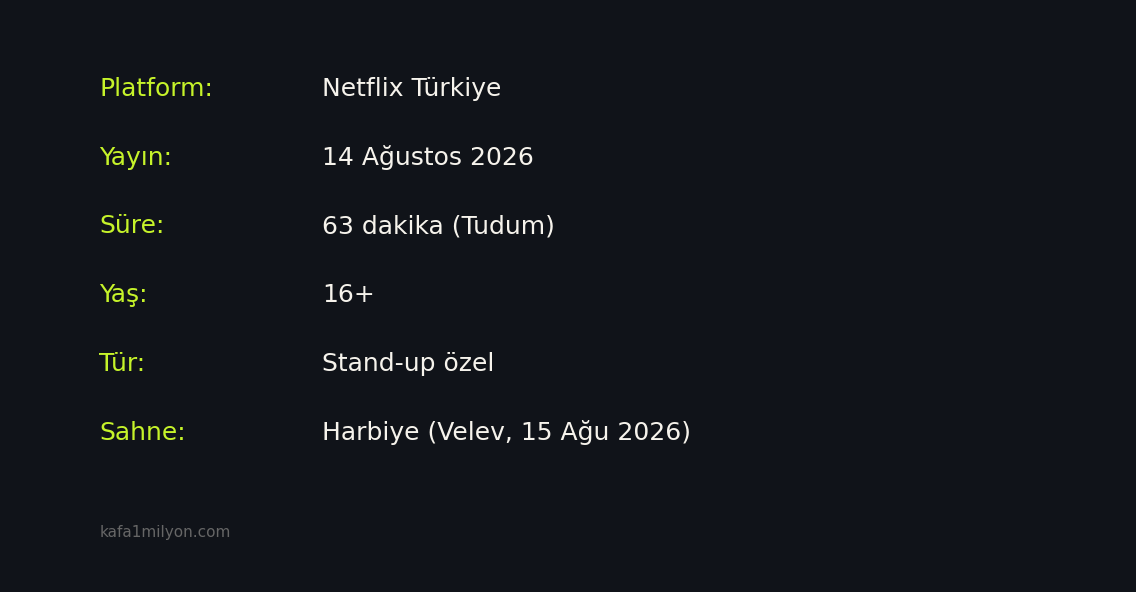 Hezeyanlar künye bilgileri tablosu