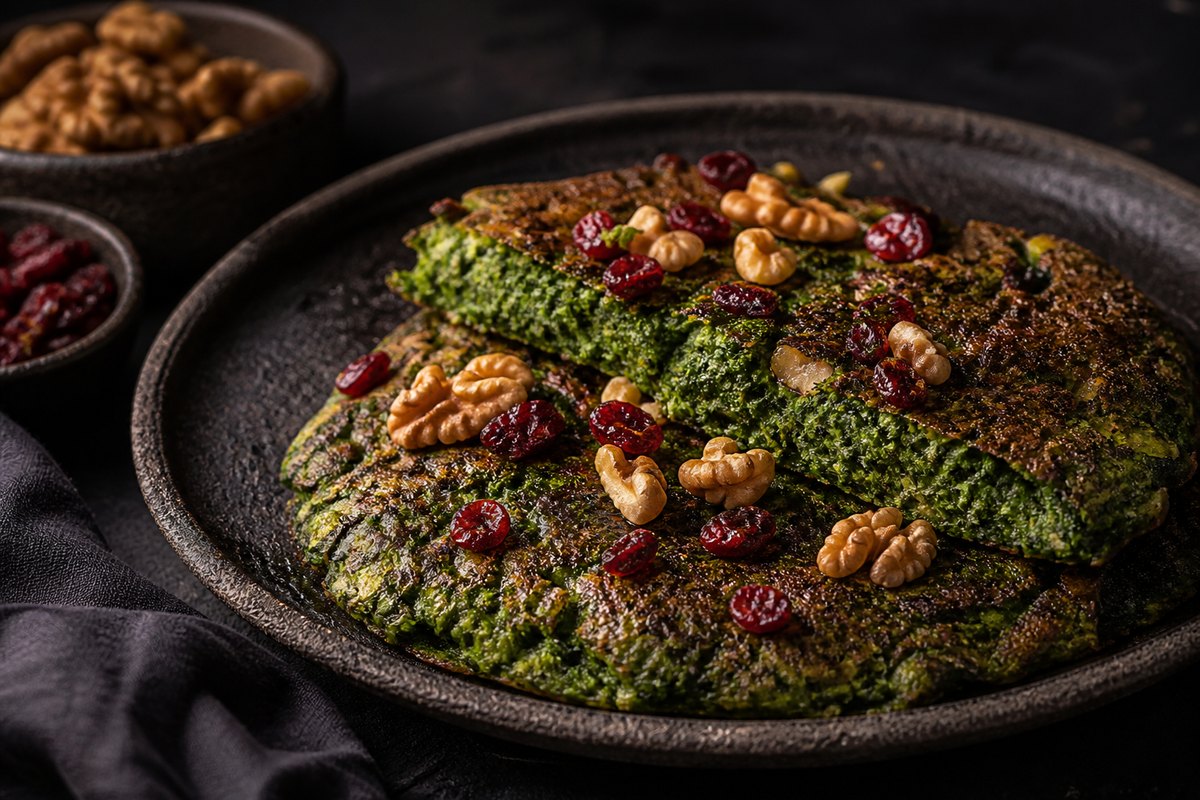 İran Otlu Omleti (Kuku Sabzi) Tarifi