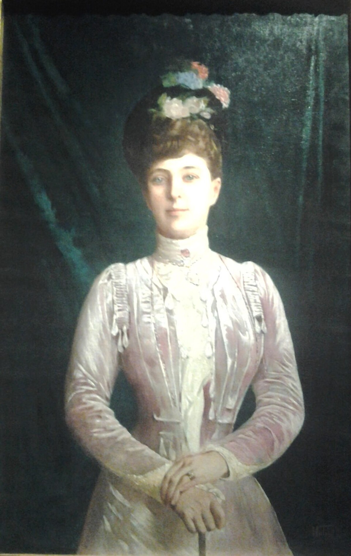 Halil Paşa, Pembeli Kadın Portresi, 1904