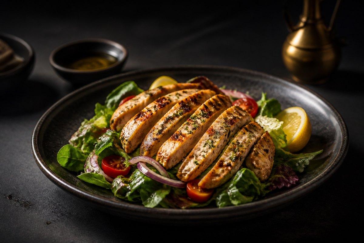 Izgara Tavuk Salata Tarifi