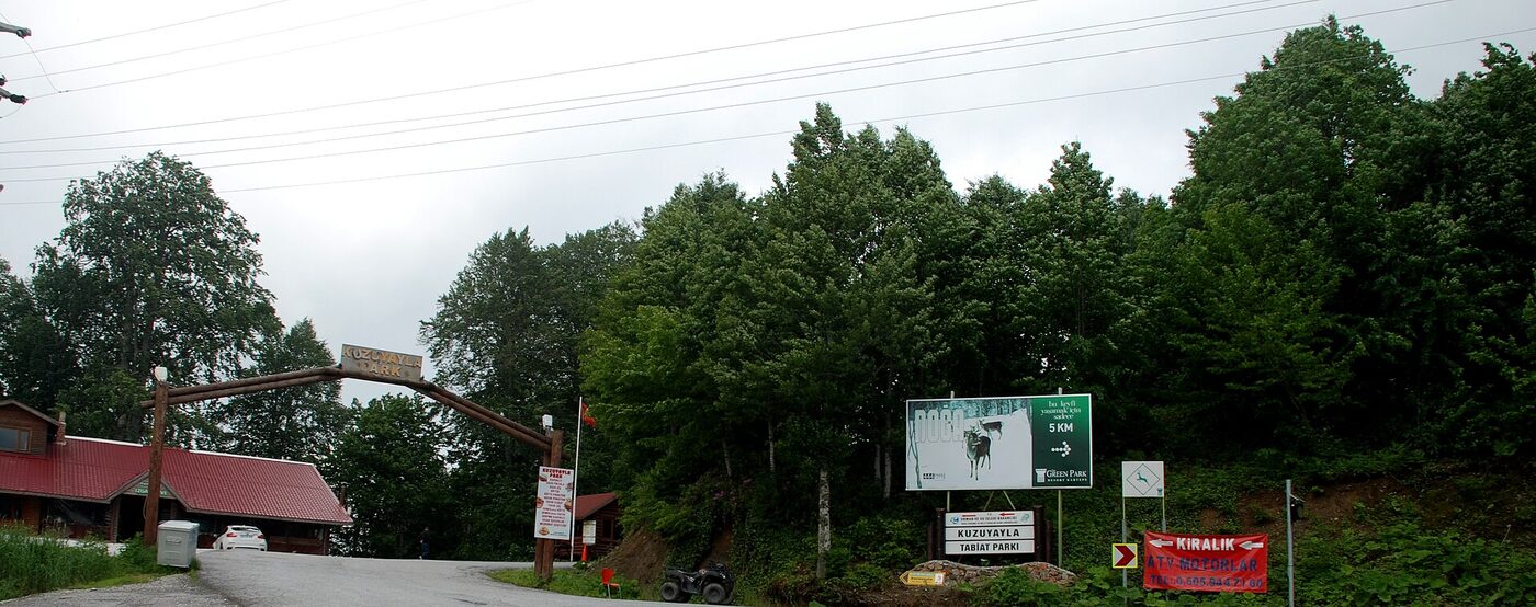 Kuzuyayla Tabiat Parkı girişi