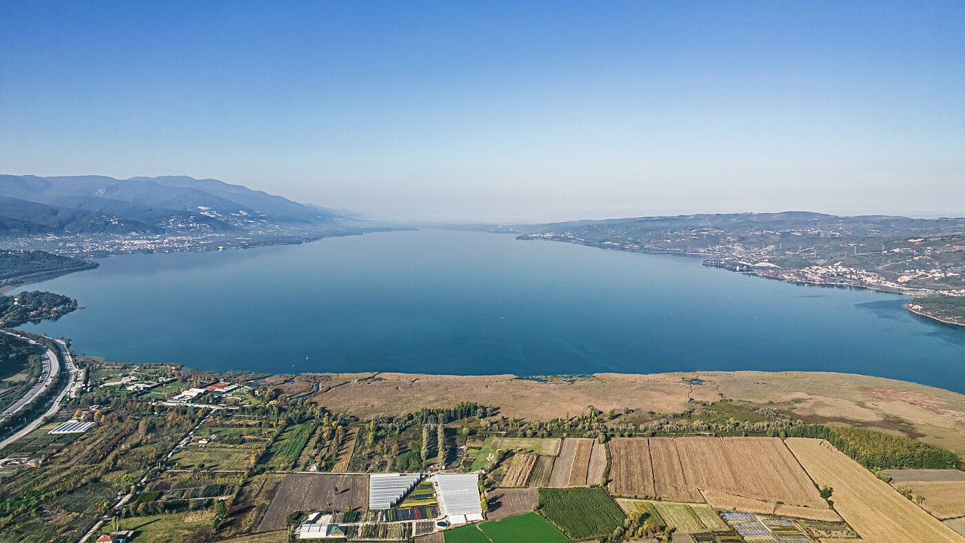 Sapanca Gölü hava fotoğrafı