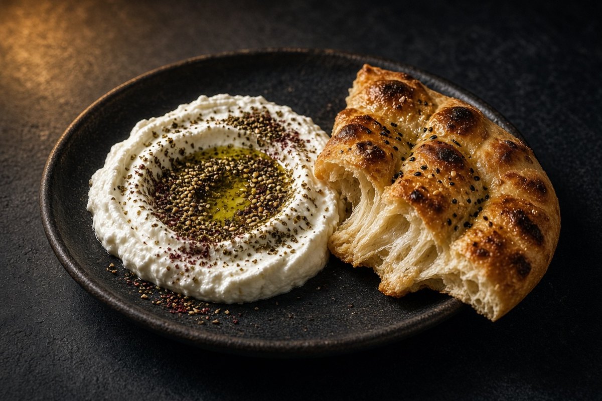 Labne, Zahter ve Zeytinyağı Tarifi