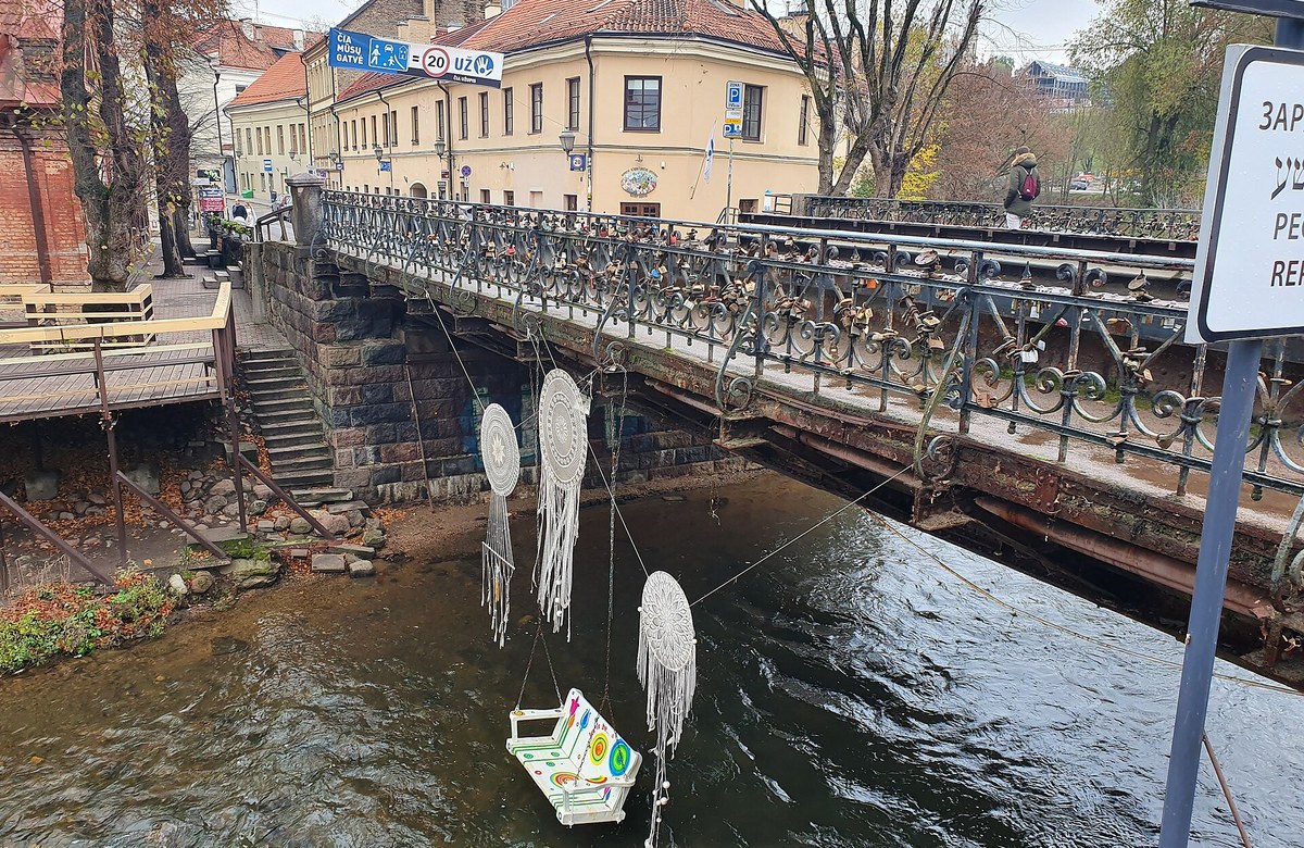 Užupis köprüsü ve çevresi, Vilnius