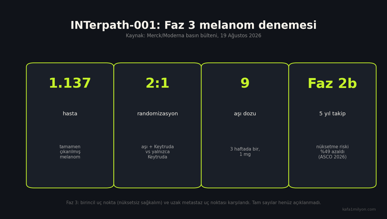 INTerpath-001 Faz 3 deneme istatistikleri