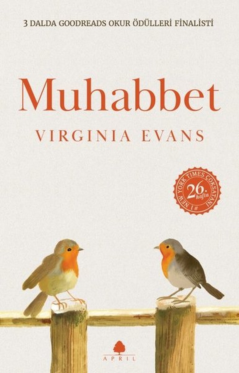 Muhabbet, Virginia Evans, April Yayıncılık kapağı