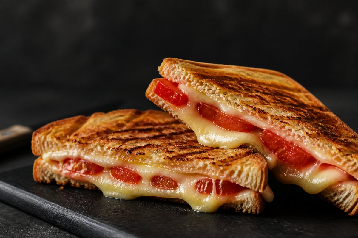 Domatesli Kaşarlı Tost tarifi