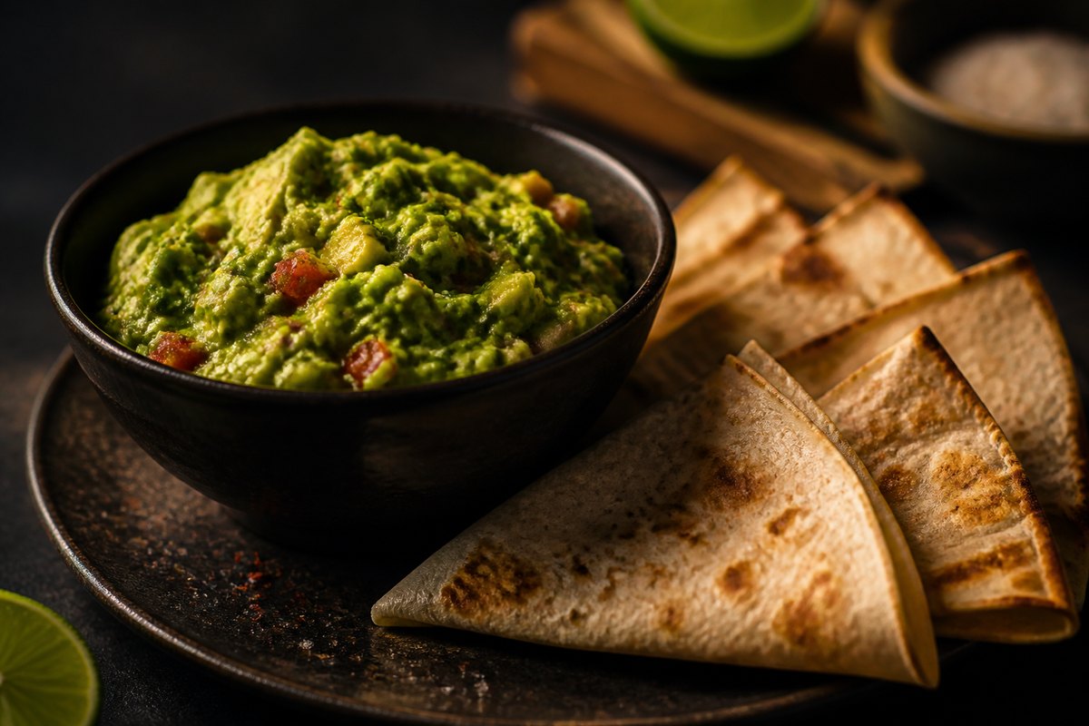 Guacamole ve Lavaş tarifi