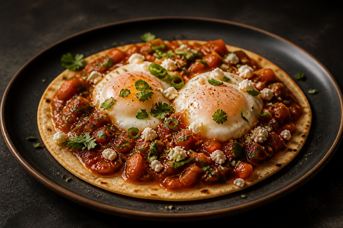 Meksika Usulü Soslu Yumurta (Huevos Rancheros) tarifi