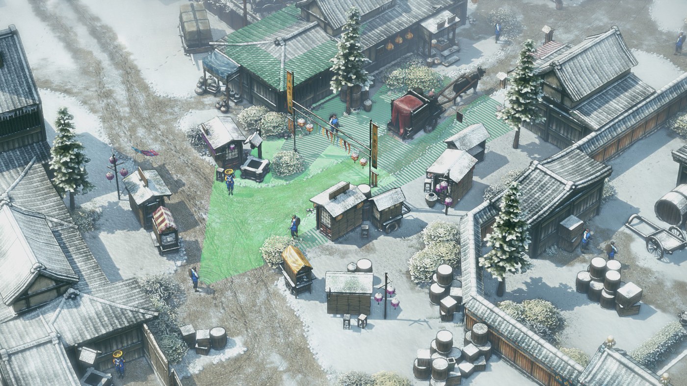 Shadow Tactics Blades of the Shogun oyun sahnesi