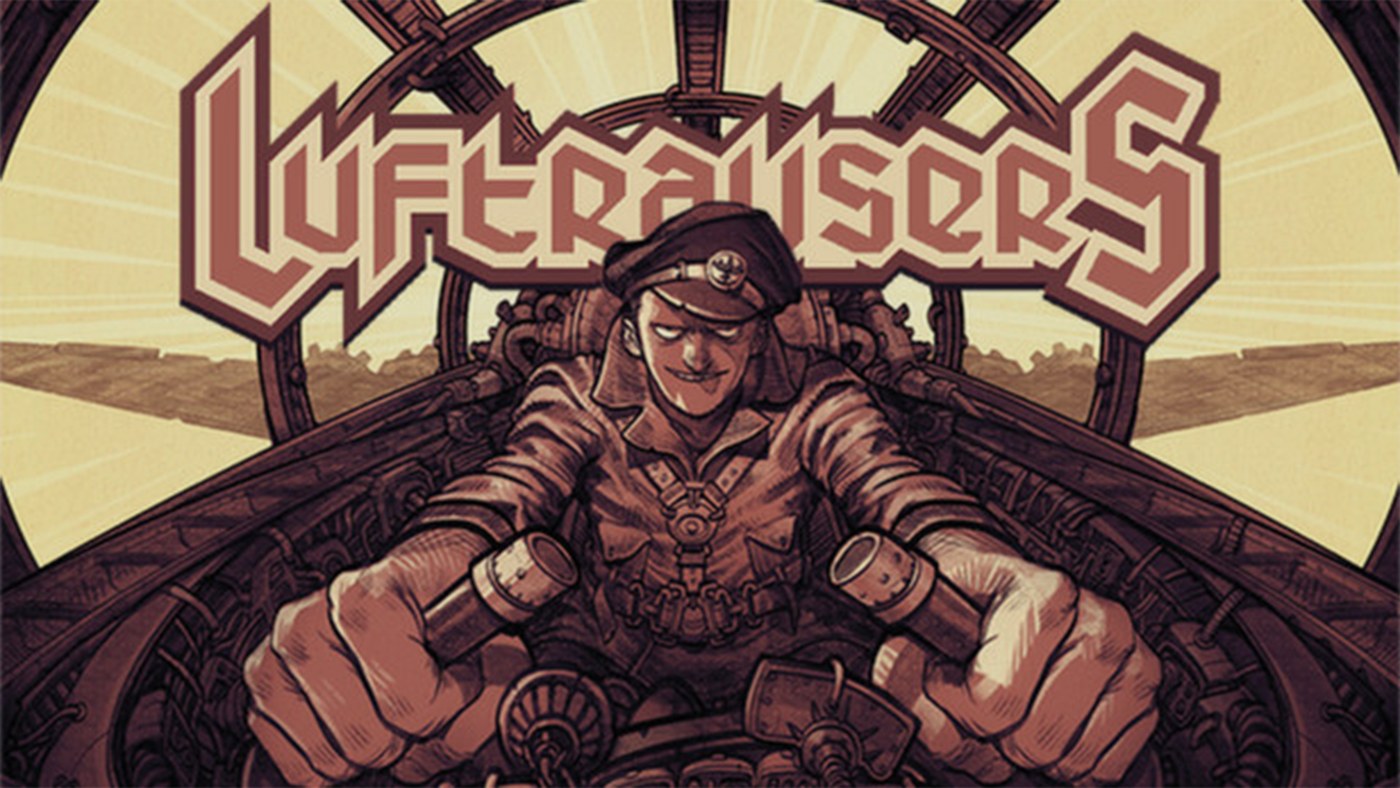 Luftrausers oyunundan uçak savaşı sahnesi