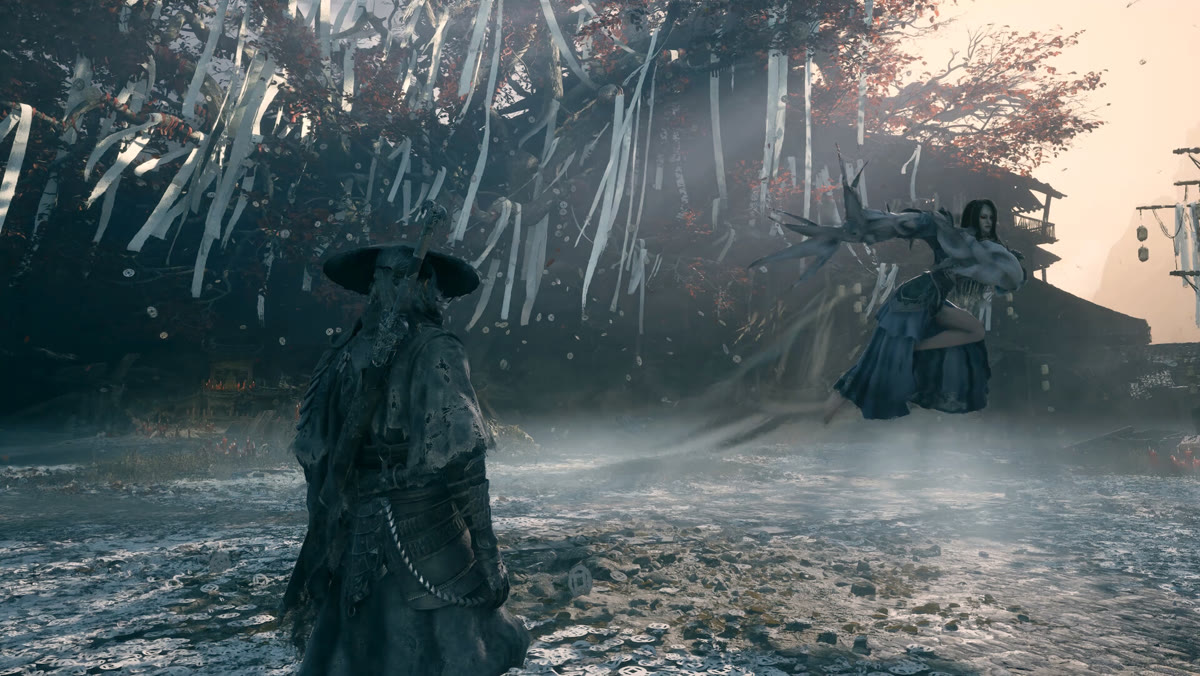 Phantom Blade Zero oyunundan bir dövüş sahnesi