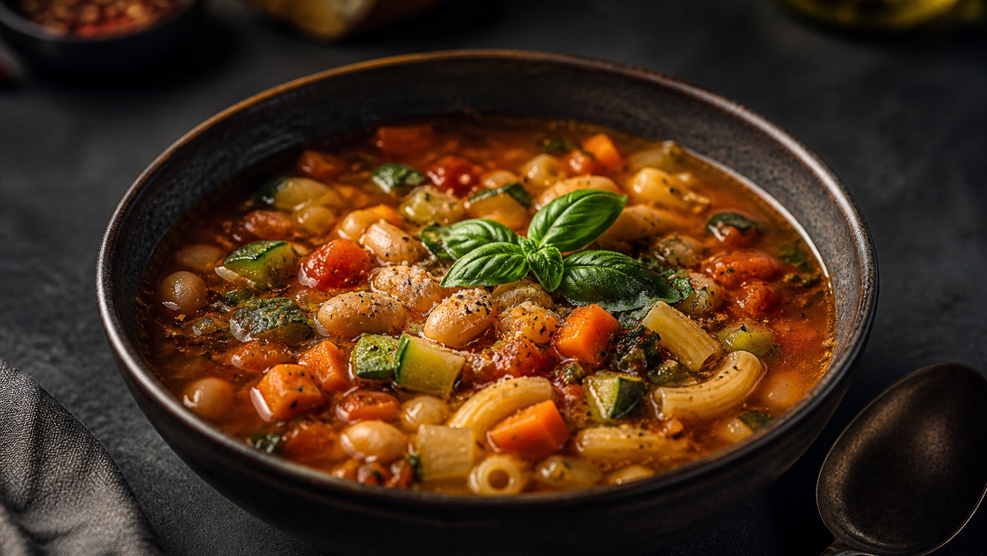 Sebzeli Minestrone Tarifi