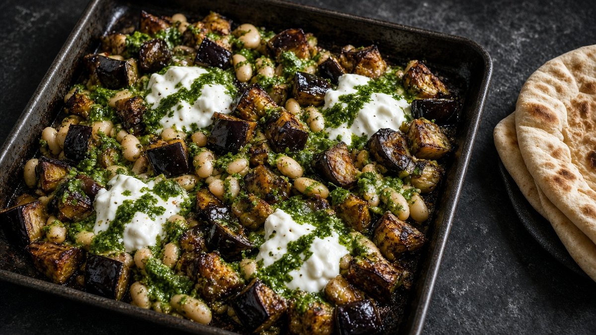 Şermula Soslu Fırın Patlıcan Tarifi