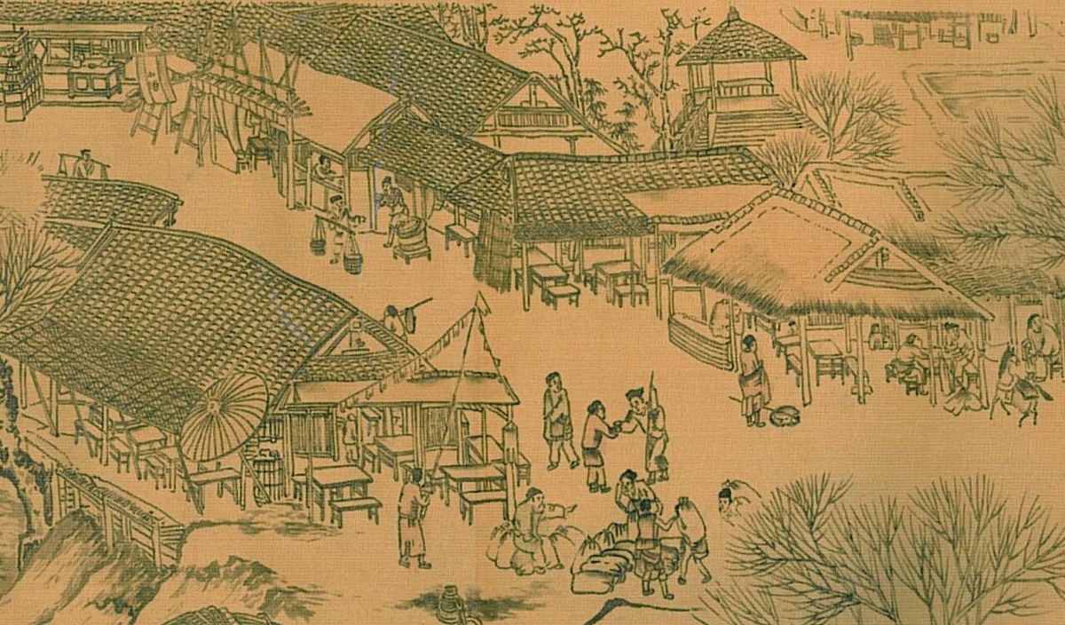Qingming Shanghe Tu sokak sahnesi, Song dönemi Kaifeng