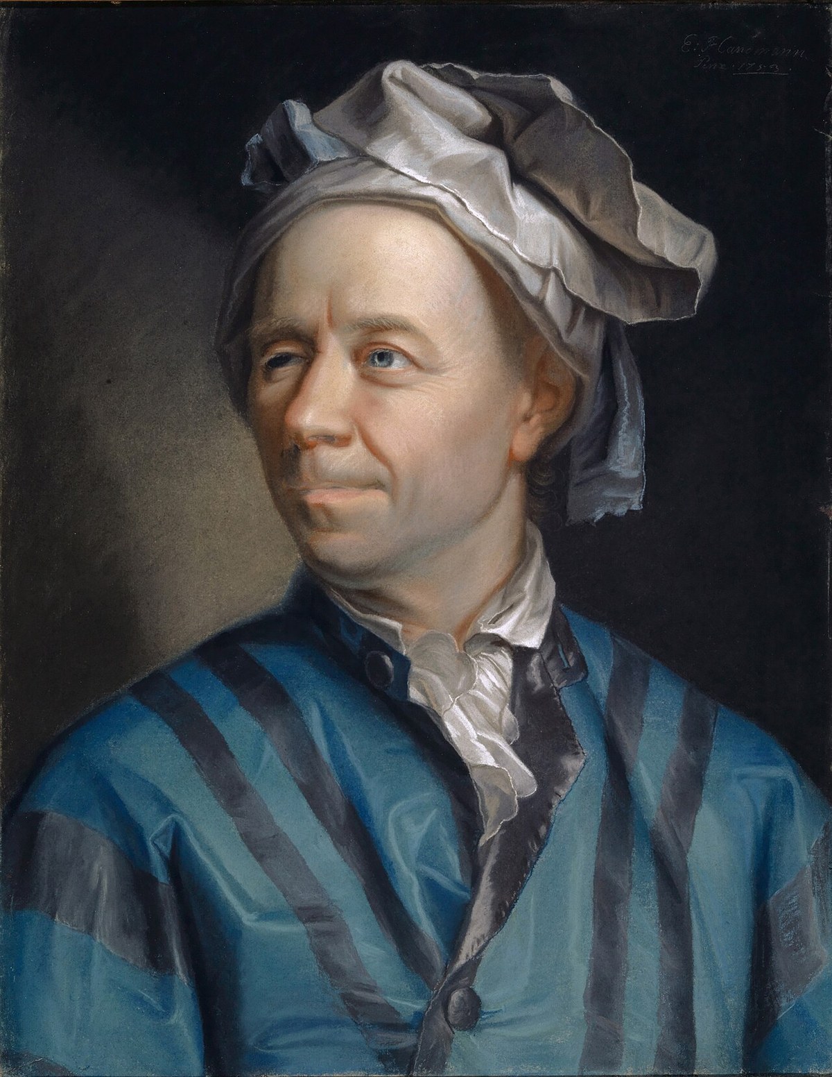 Jakob Emanuel Handmann'ın 1753 tarihli Leonhard Euler pasteli