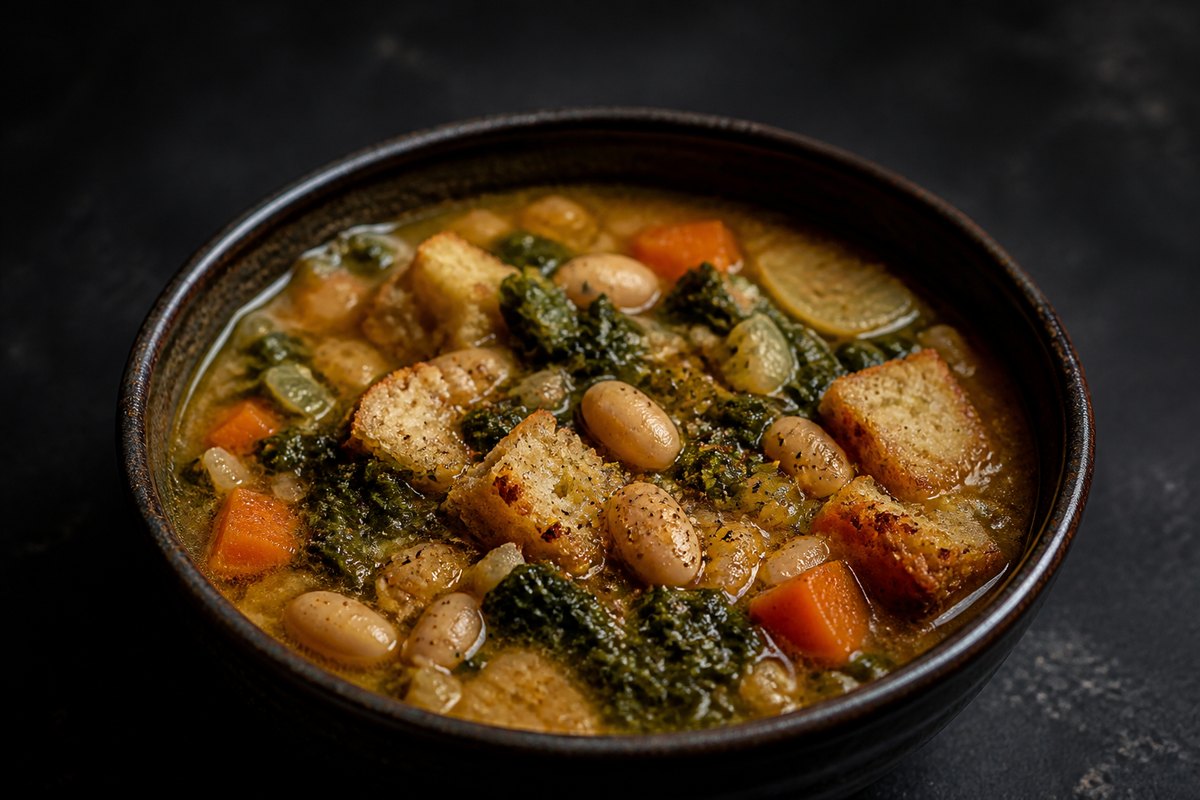 Toskana Fasulye Çorbası (Ribollita) Tarifi