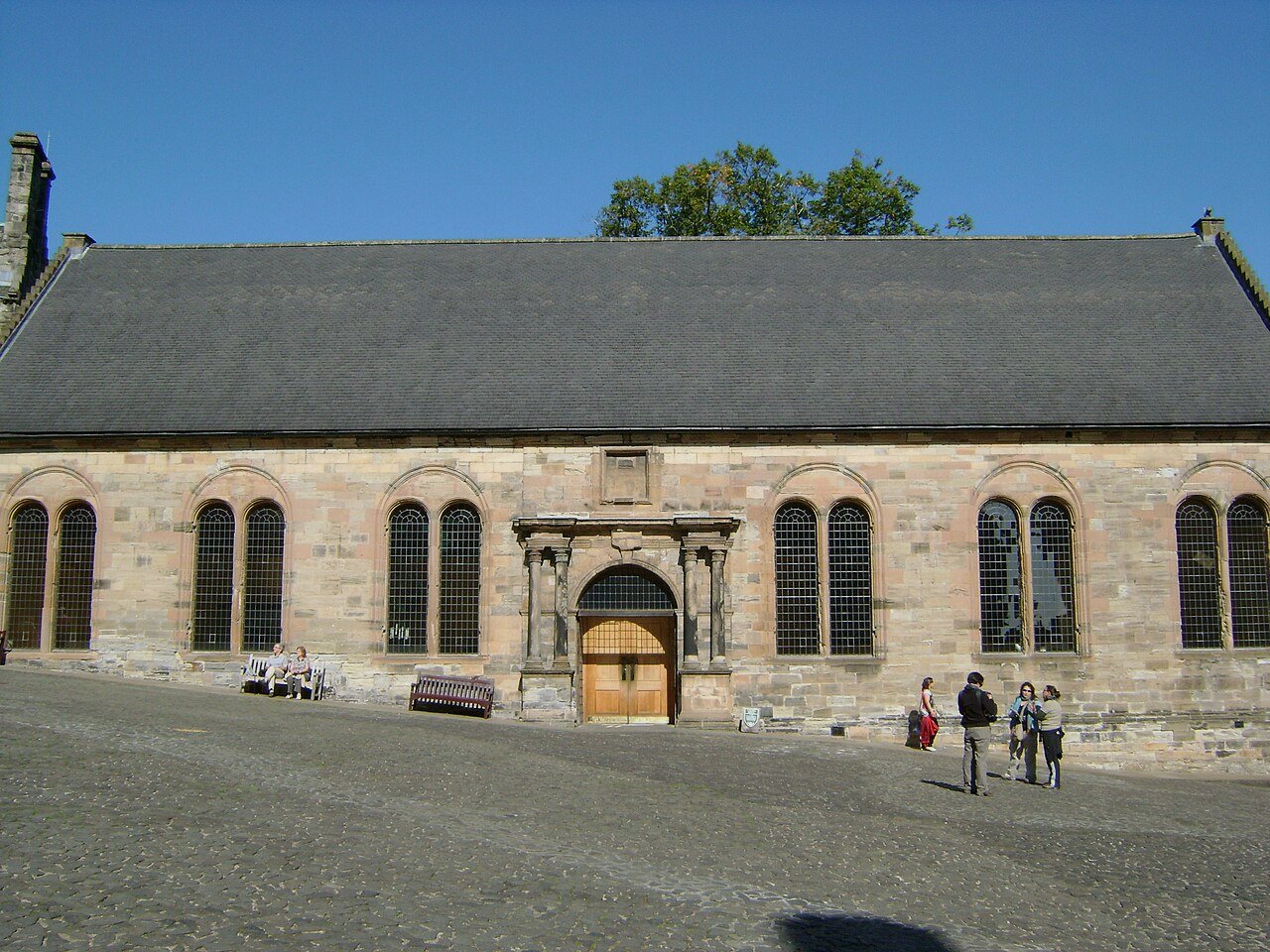 Stirling Kalesi'ndeki Chapel Royal'in dış görünümü