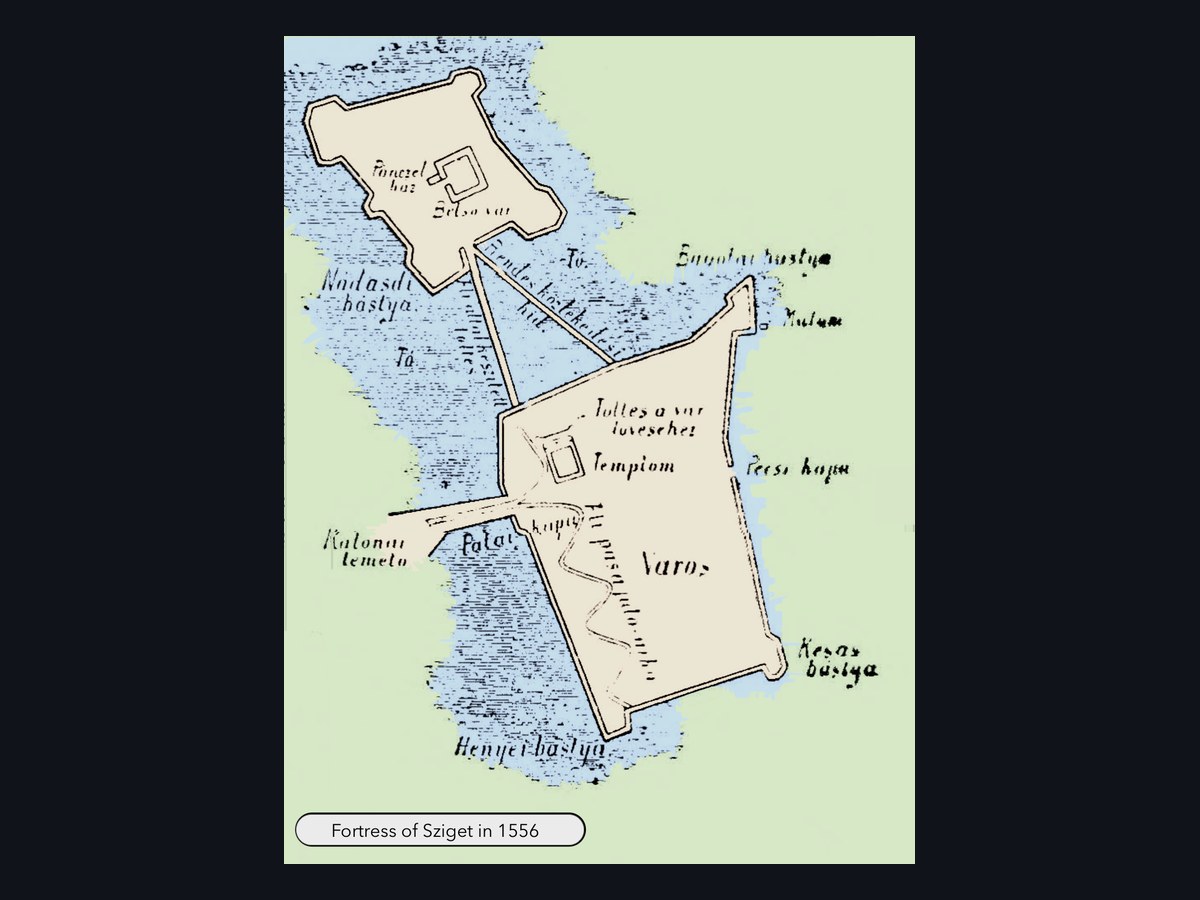 1556 tarihli Zigetvar kalesi gravürü