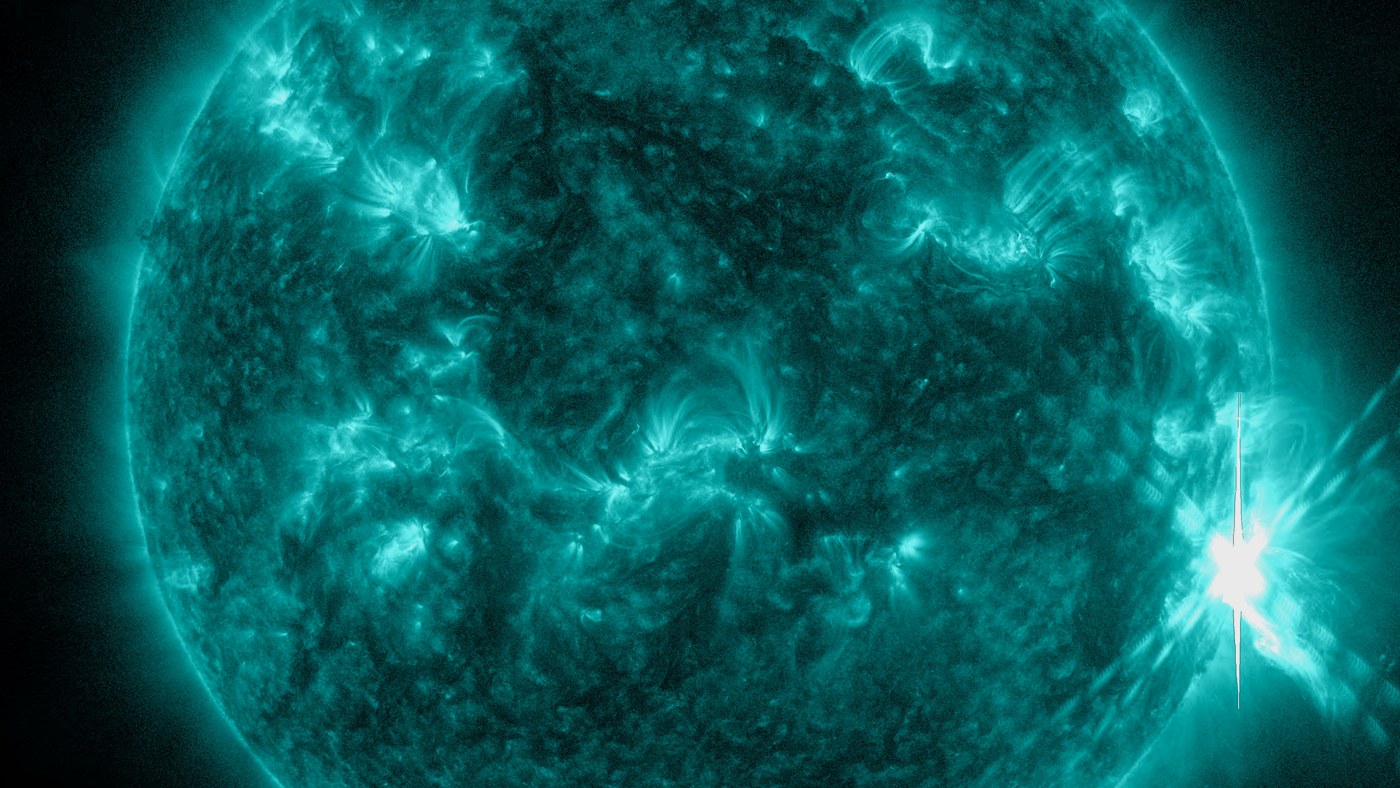 NASA SDO uydusunun kaydettiği X sınıfı güneş patlaması