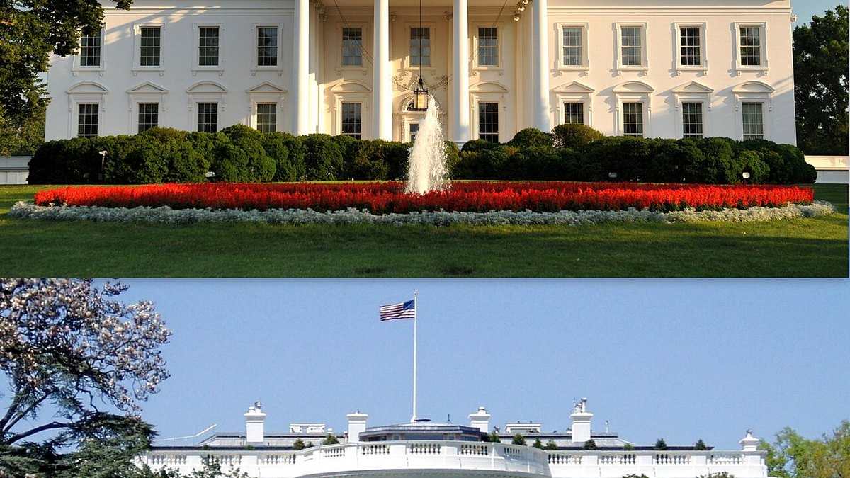 Washington'da Beyaz Saray binası